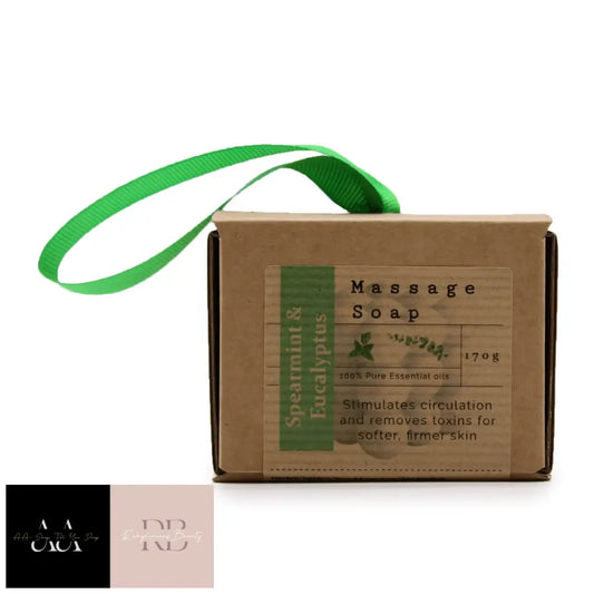 Boxed Single Massage Soaps - Spearmint & Eucalyptus