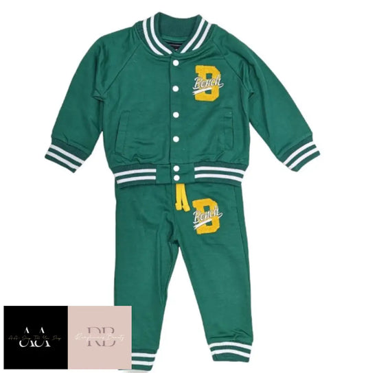 Boys Bench Varsity Jacket & Jog Pant Set (18 Months-4 Years)