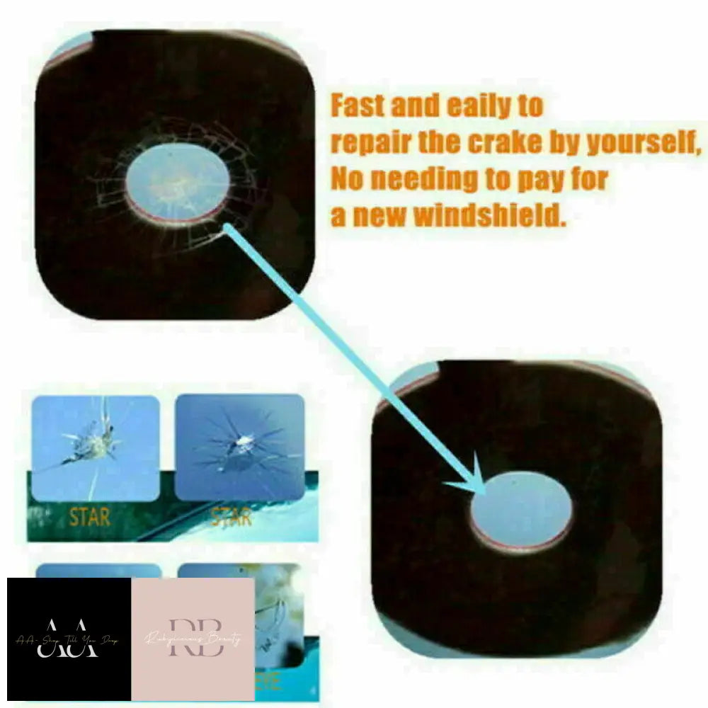 Car Window Glass Crack Chip Resin Windscreen Windshield Repair Diy Tool Kit