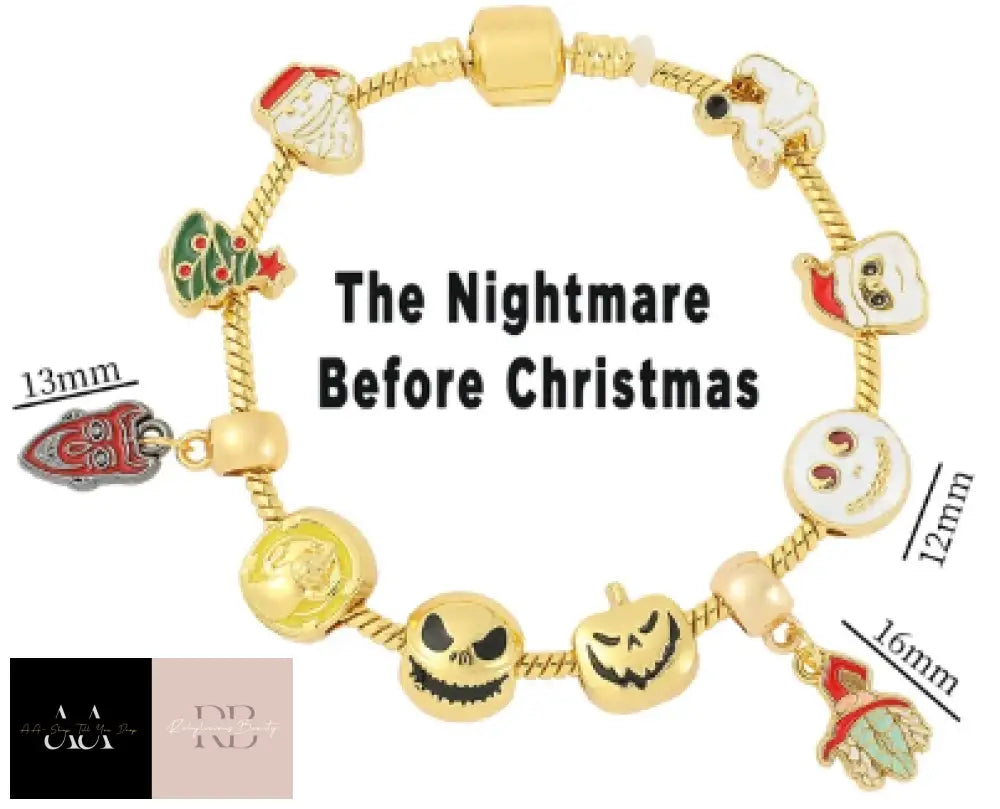 Charm Bracelet - Nightmare Before Christmas