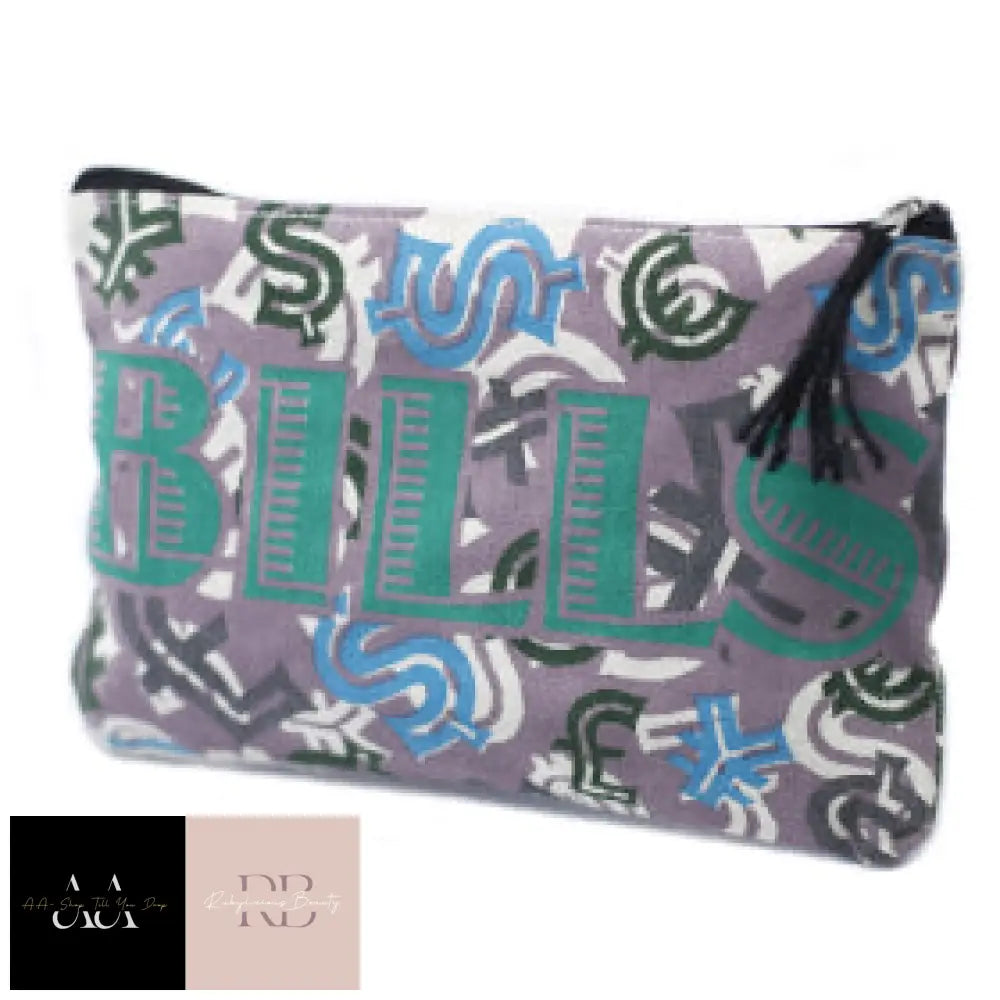 Classic Zip Pouches - Choice Of Design Bills