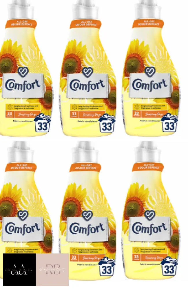 Comfort Fabric Conditioner Sunshiny Days 6 X 33 Wash 1.16L