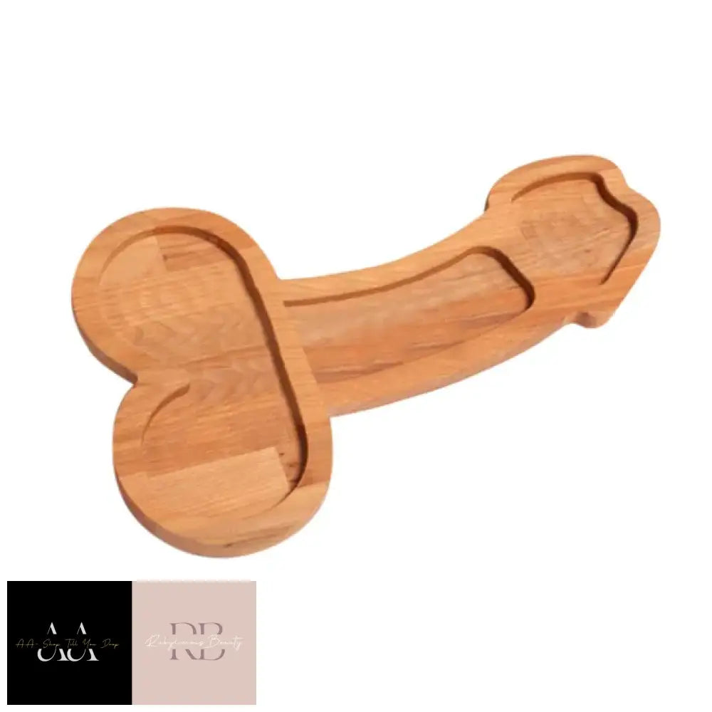 Dick-Shaped Wooden Storage Trays - Choice Of Colour A