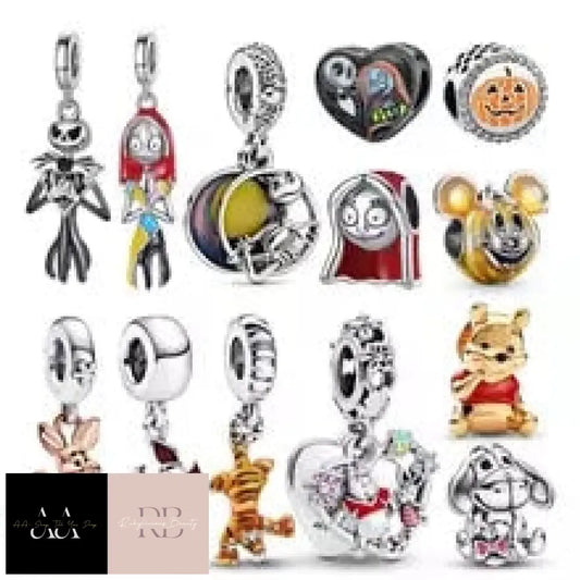 Disney 925 Sterling Silver Charm - Choice Of Design