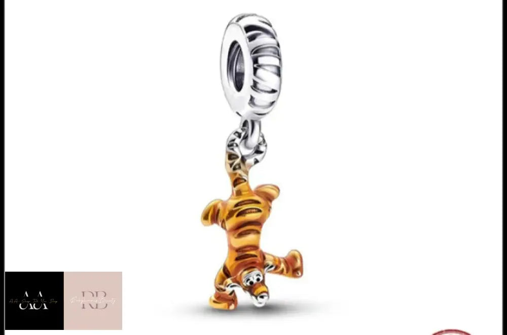 Disney 925 Sterling Silver Charm - Choice Of Design Tigger (Winnie The Pooh)