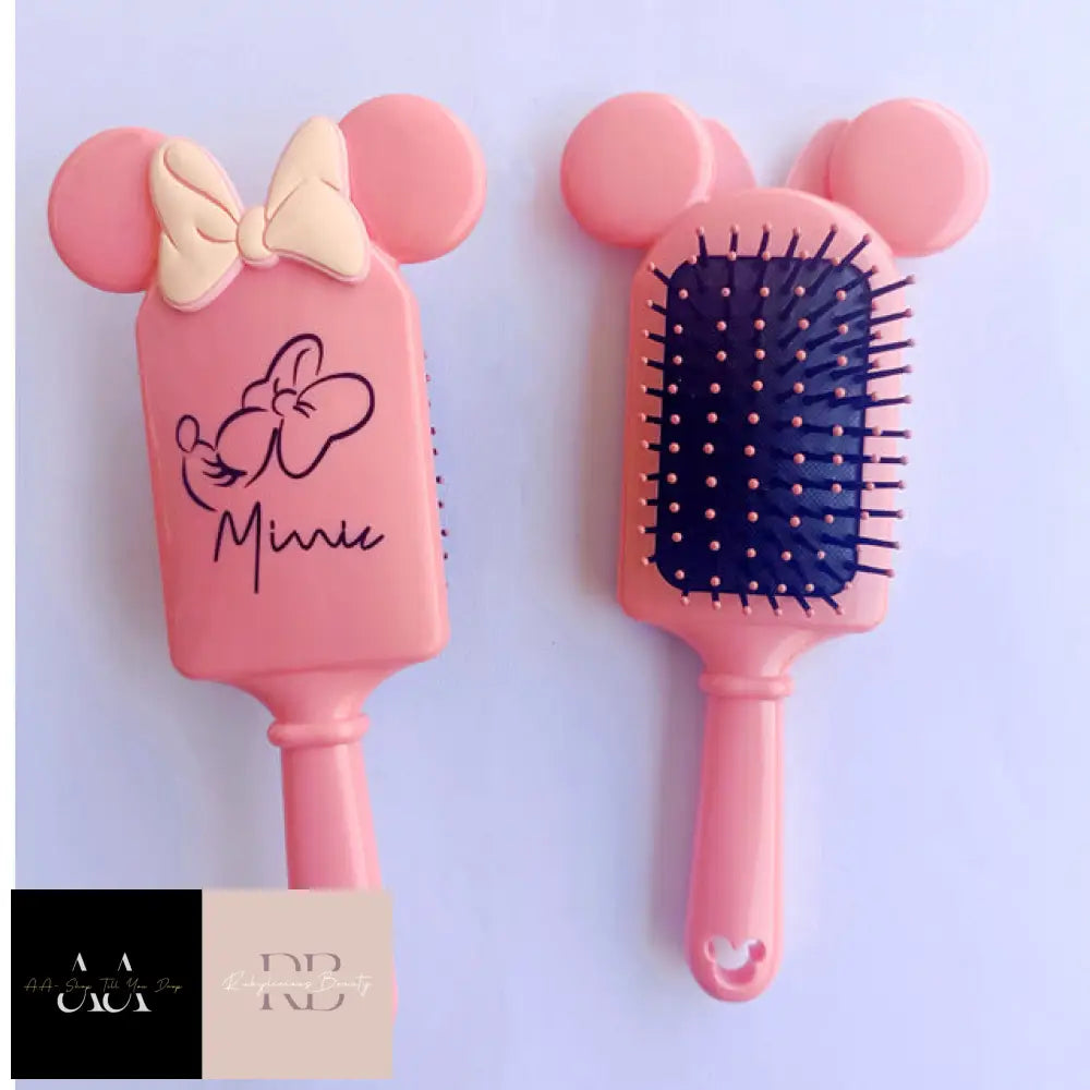 Disney Air Cushion Massage Combs - Choice Of Character Minnie