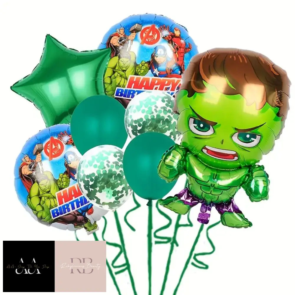 Disney & Marvel 8-Piece Balloon Set - Hulk D