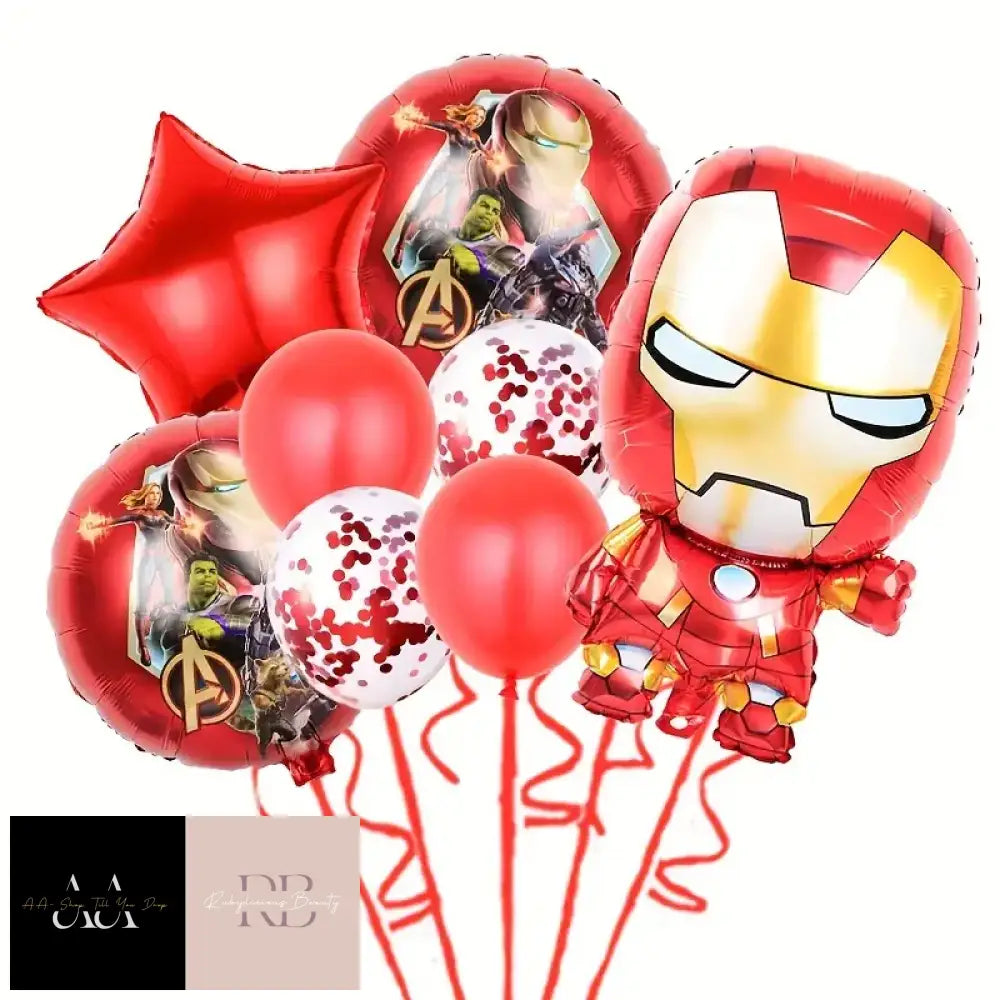 Disney & Marvel 8-Piece Balloon Set - Iron Man C