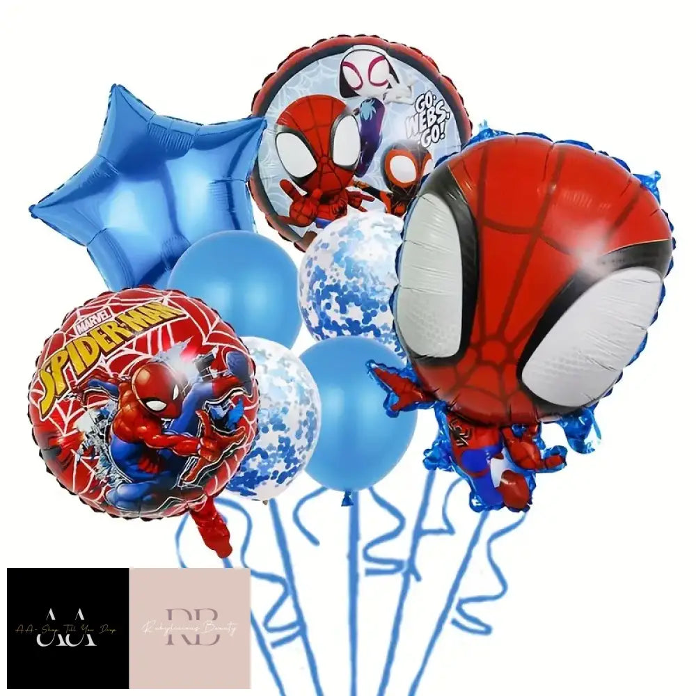 Disney & Marvel 8-Piece Balloon Set - Spider Man B