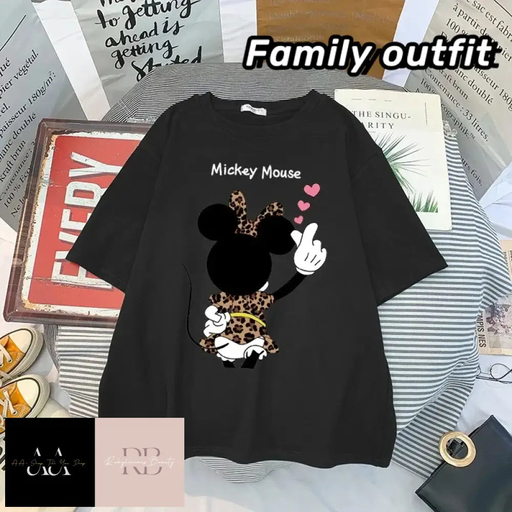 Disney Minnie (Inspired) Anime Blouses - Adult S/4Xl Kids 3T/12T S / Black 3