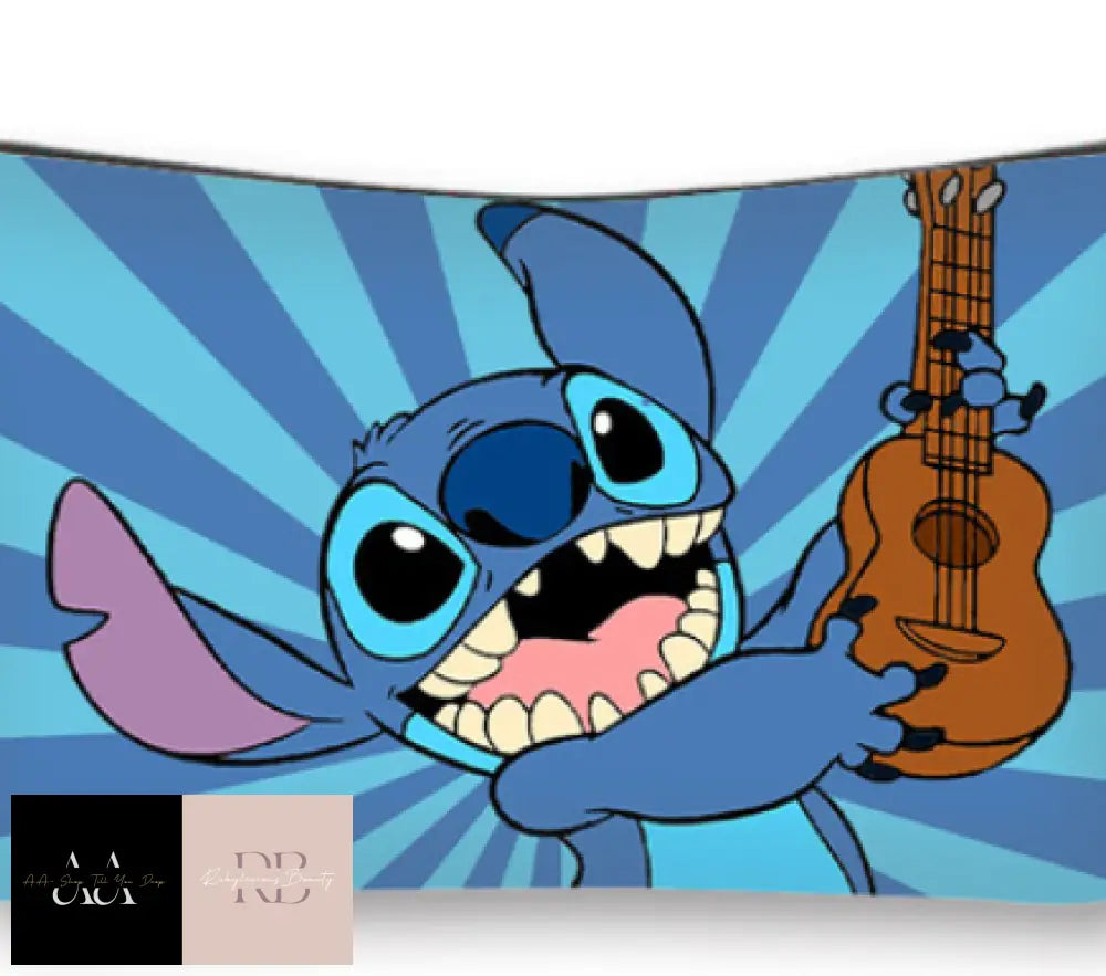 Disney Stitch Ukulele Women Cosmetic Bag