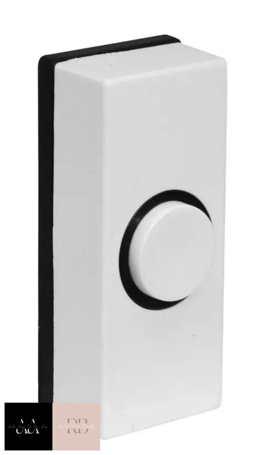 Door Bell Chime Push Press Button White Black Inserts