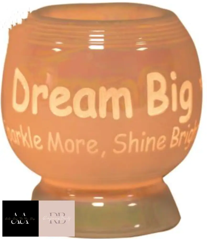 ’Dream Big’ Electric Ceramic Wax Melt Warmer