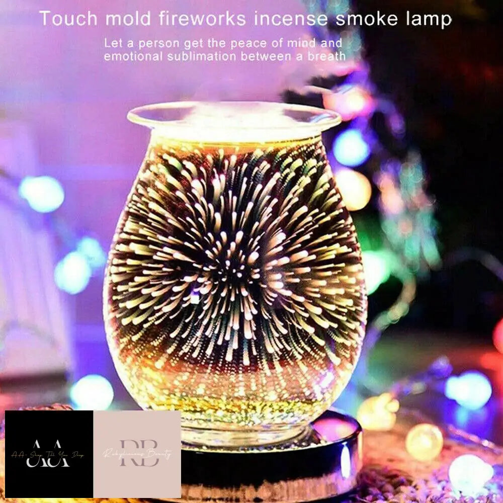 Electric Wax Burner Aroma Melt Warmer 3D Firework Design Astin Of London Tt