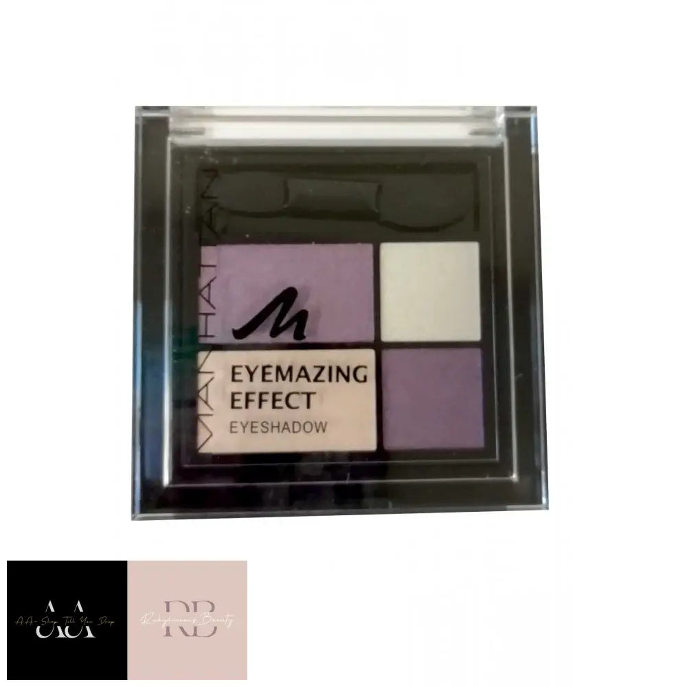 Manhattan Eyemazing Effect Eyshadow Quad Compact Long Wearing Velvet Touch