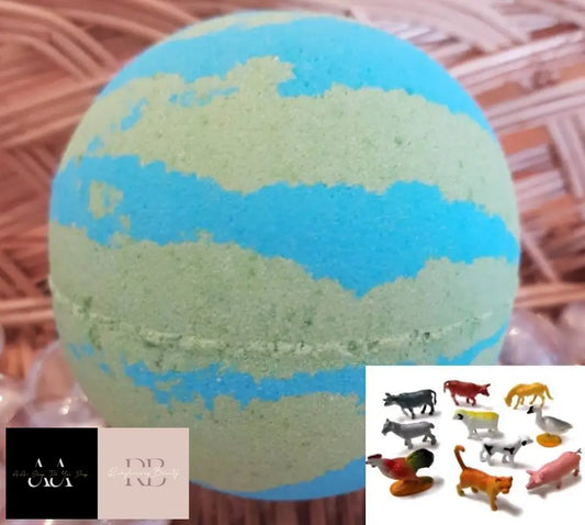 Farm Animal Hidden Treasure Bath Bomb - Toy Inside