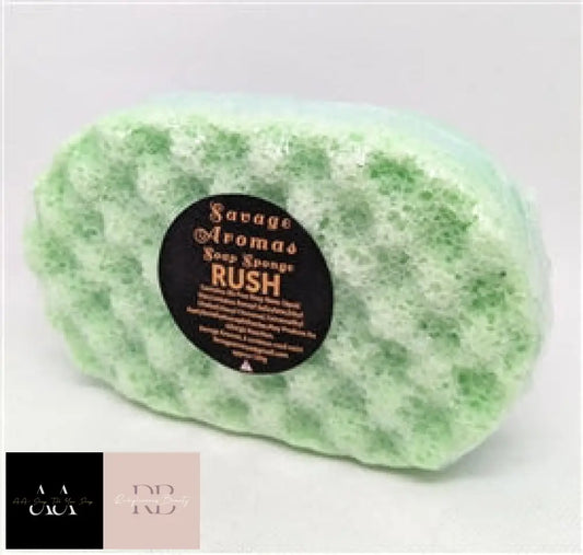 Fragranced Soap Sponge Exfoliator 140G - Rush