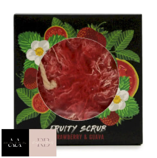Fruity Scrub Soap On A Rope - Strawberry & Guava