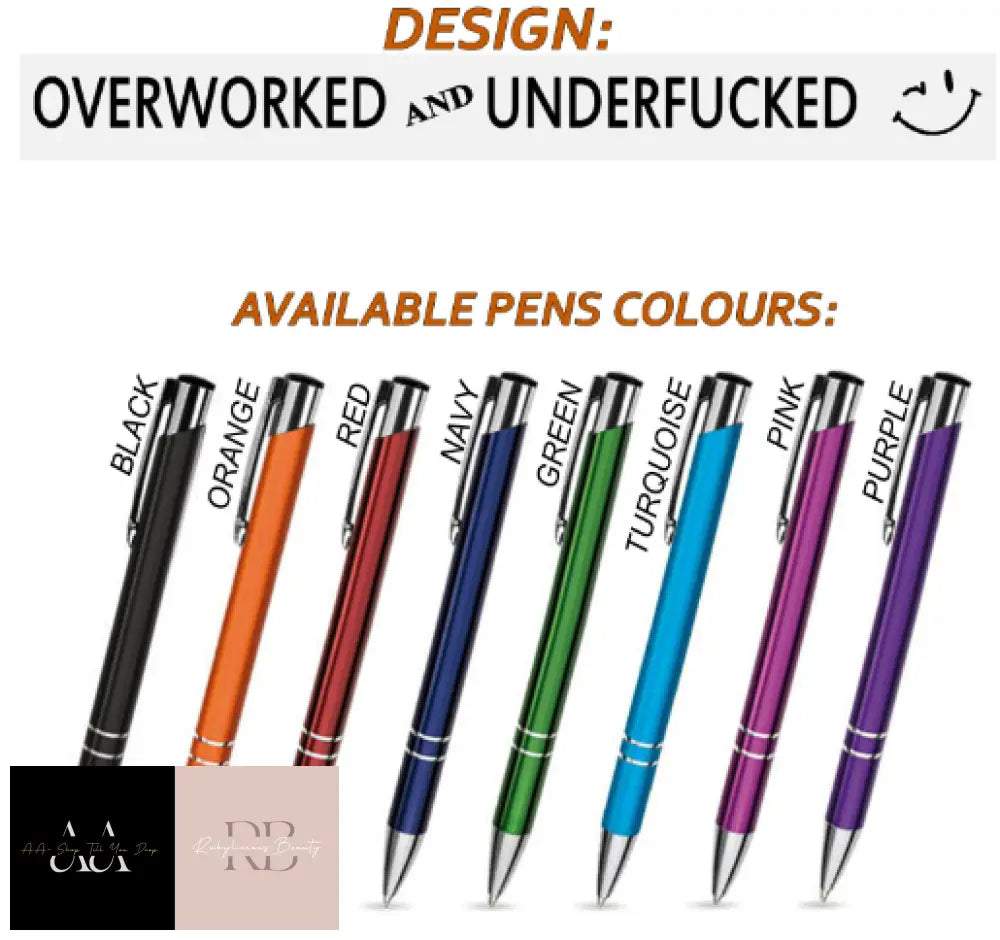 Funny Cheeky Novelty Rude Sweary Profanity Pen