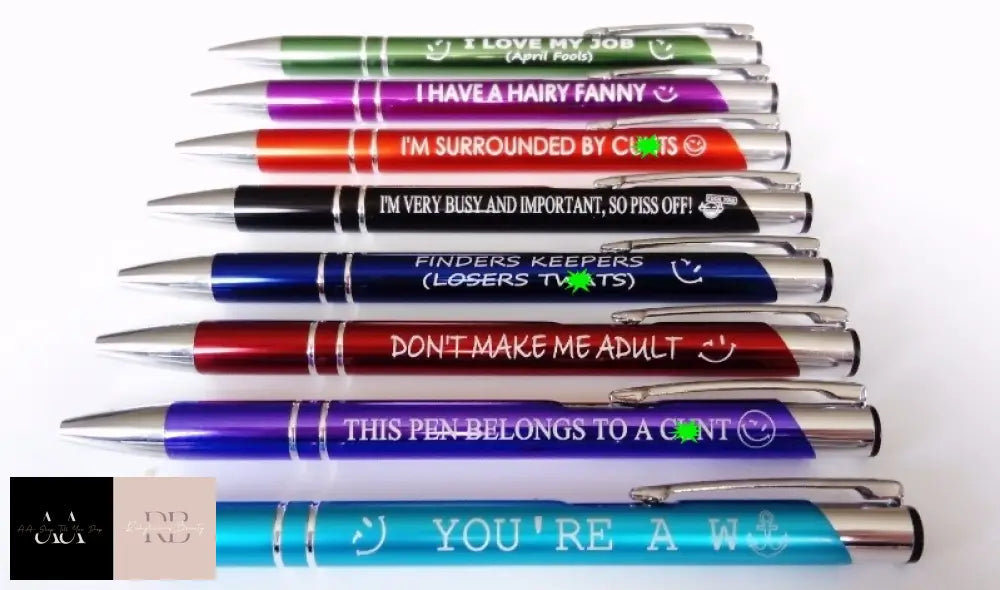 Funny Cheeky Novelty Rude Sweary Profanity Pen