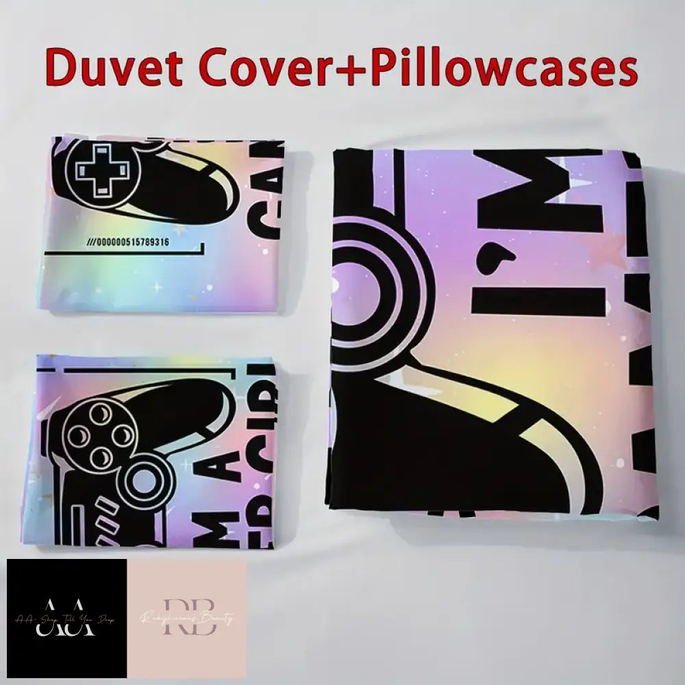 Gamepad Duvet Cover Bedding Set