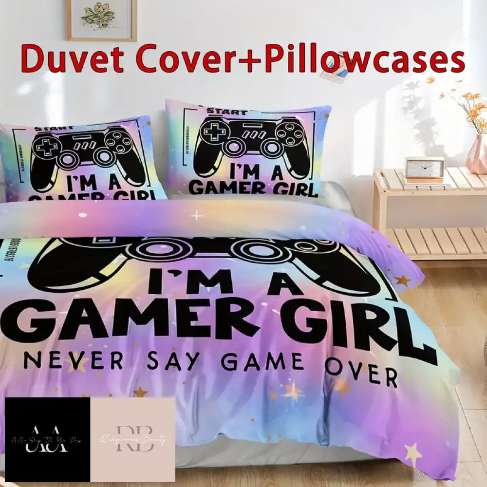 Gamepad Duvet Cover Bedding Set