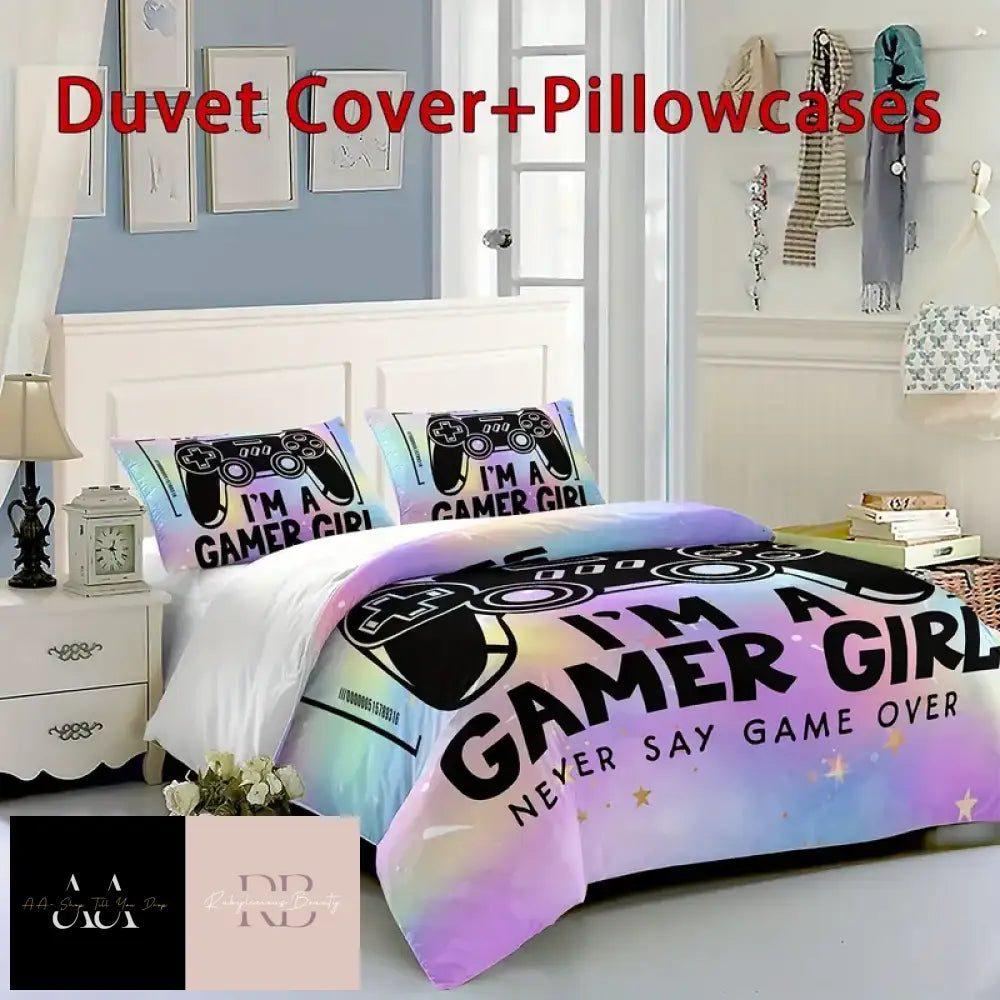 Gamepad Duvet Cover Bedding Set