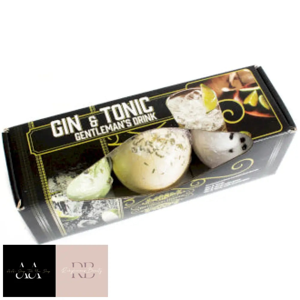 Gentleman’s Drink - Set Of Three Gin & Tonic Bath Bombs