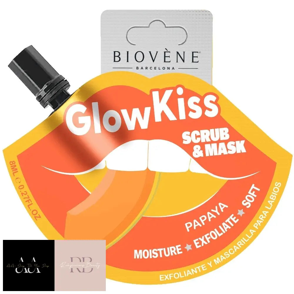 Glow Kiss Papaya Lip Scrub & Mask 8Ml