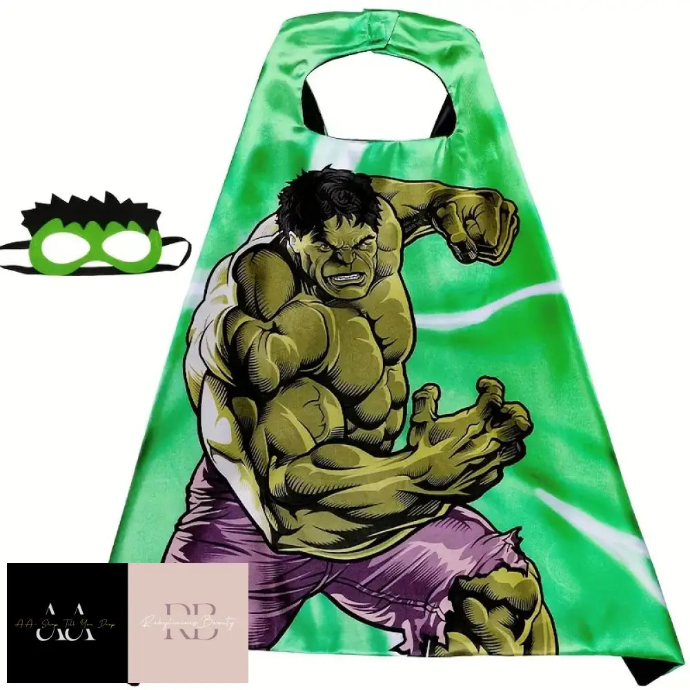 Green Giant Hulk D 70*70Cm - Cape & Mask Set