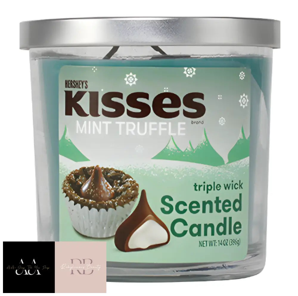 Hersheys Mint Truffle Kisses Scented Candle - 14Oz (396G)