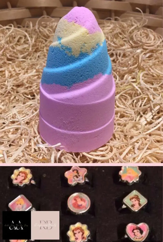 Hidden Treasure Bath Bomb - Princess Ring Inside