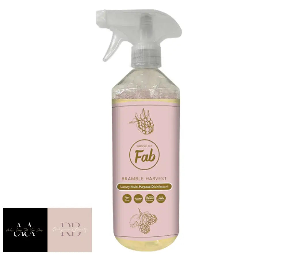 House Of Fab Luxury Multi - Purpose Antibacterial Disinfectant Spray Bramble Harvest 750Ml