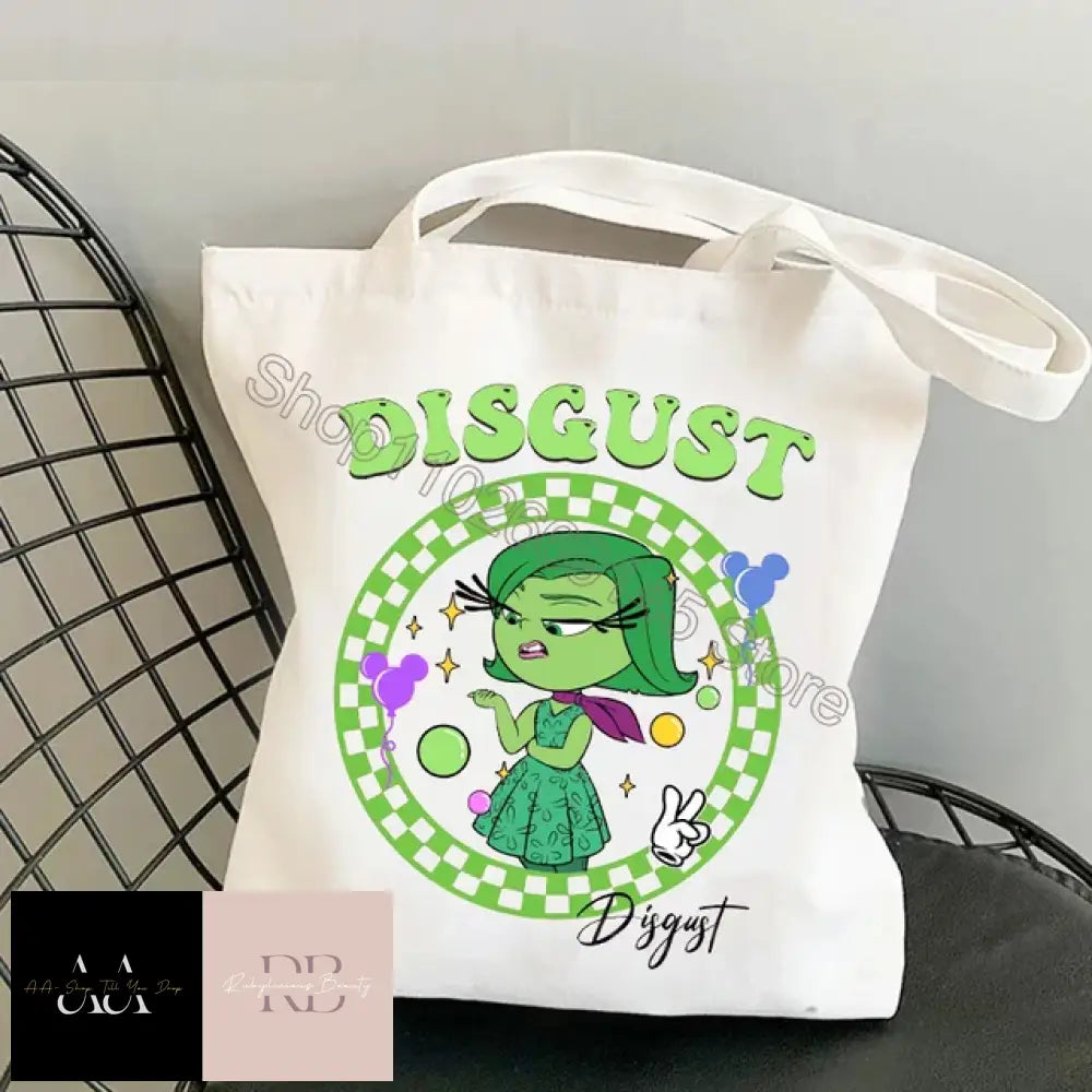 Inside Out 2 Canvas Bag - Sizes Disgust