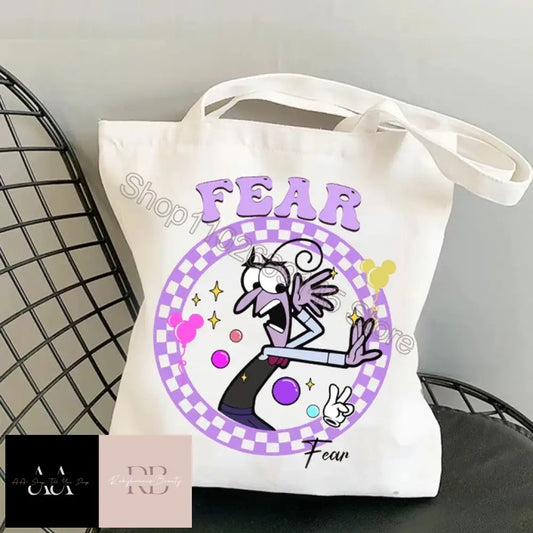 Inside Out 2 Canvas Bag - Sizes Fear