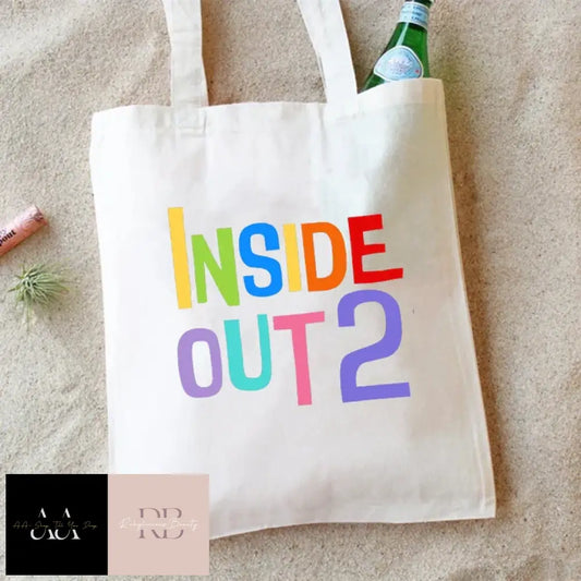 Inside Out Canvas Shoulder Bag - Sizes