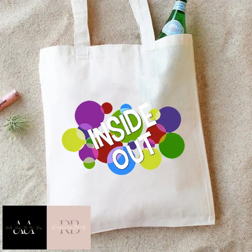 Inside Out Canvas Shoulder Bag - Sizes