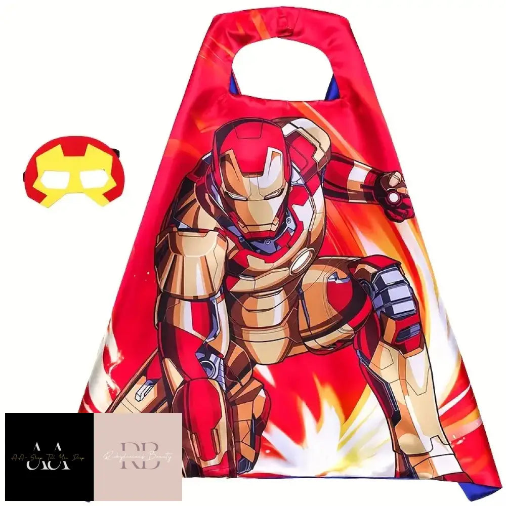 Iron Man C 70*70Cm - Cape & Mask Set