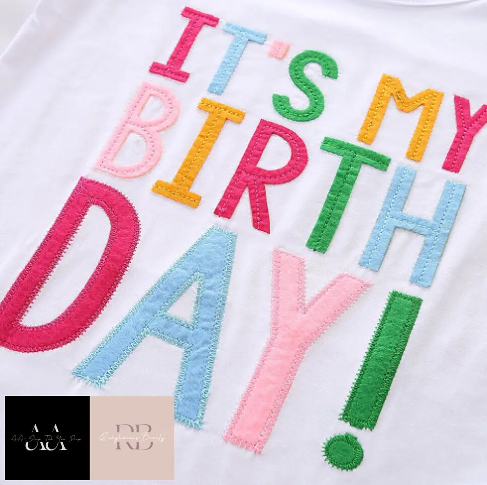 Its My Birthday Party Girls Outfit Set Birthday Outfit