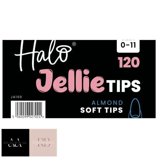 Jellie Tips Soft Gel Nail Almond X120 Sizes 0-11