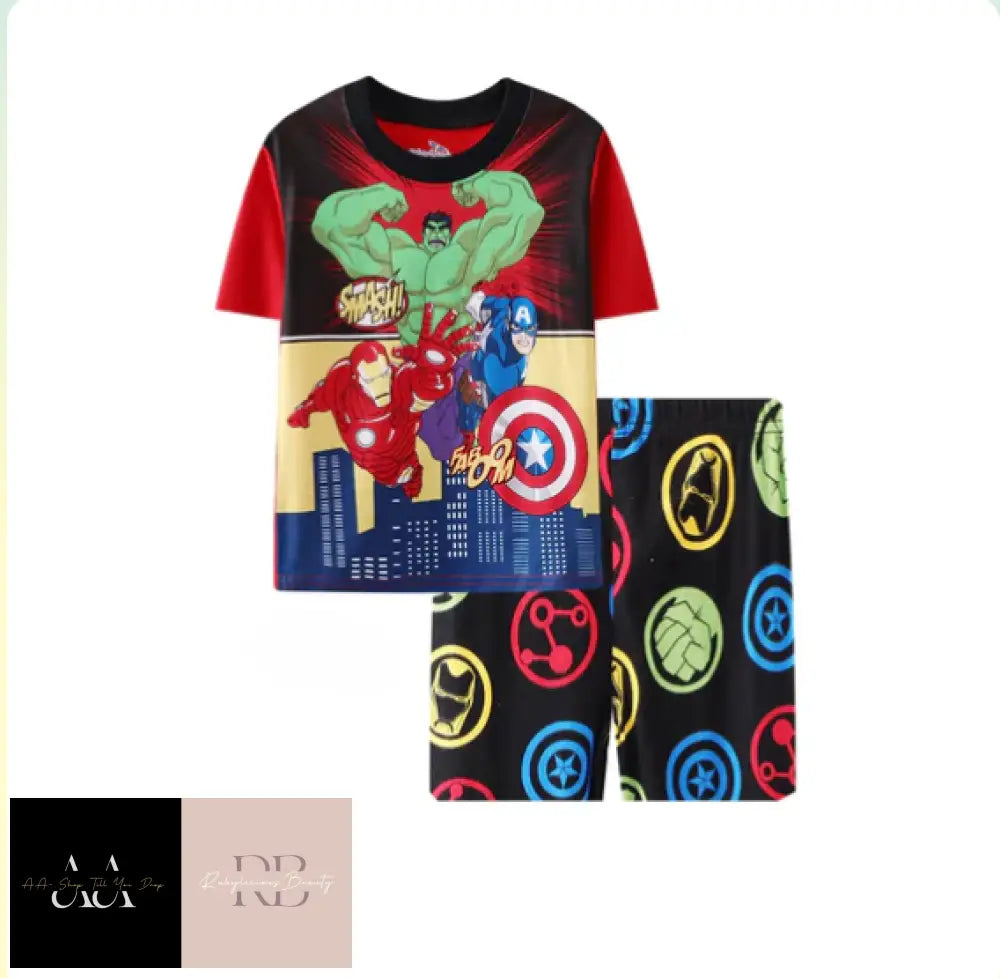 Kids Avengers Pyjamas - Sizes