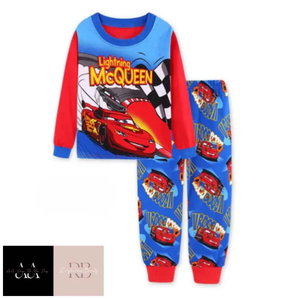 Kids Cars Pyjamas - Sizes