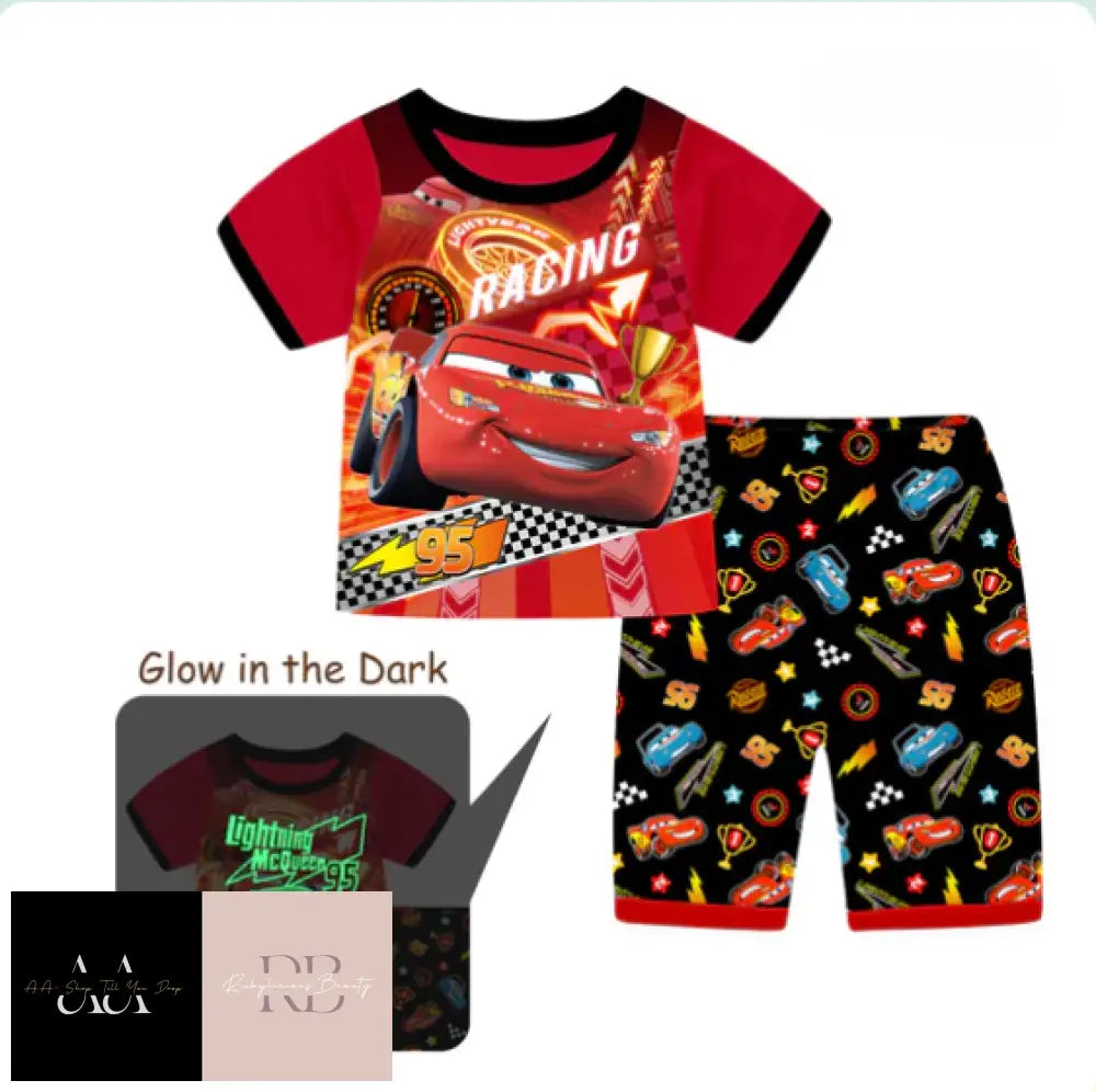 Kids Cars Pyjamas - Sizes