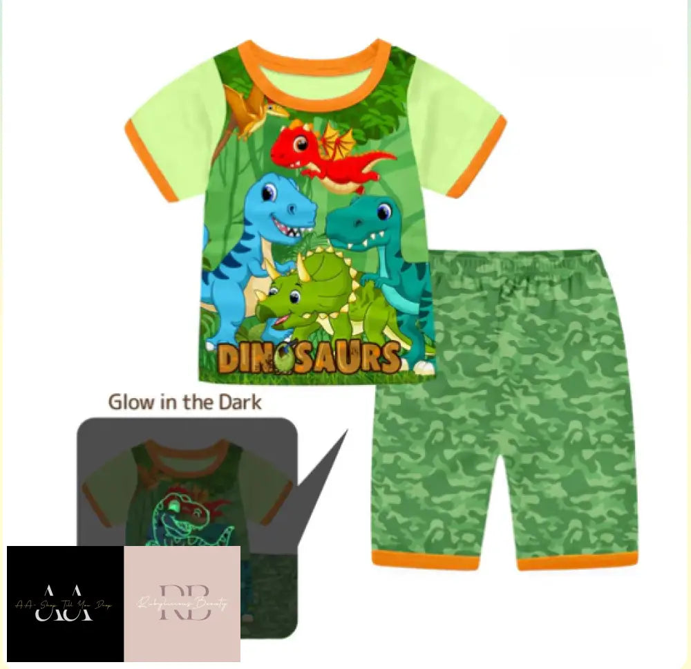 Kids Dinosaur Pyjamas - Sizes