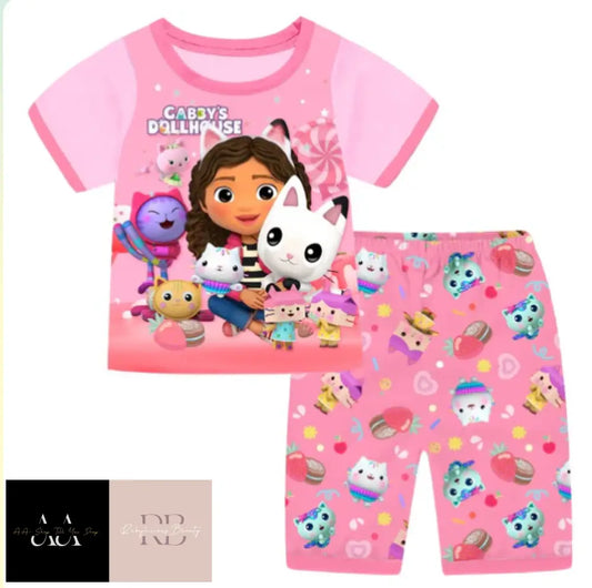 Kids Gabbys Dollhouse Pyjamas - Sizes