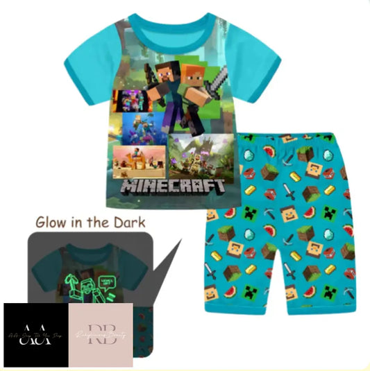 Kids Minecraft Pyjamas - Sizes