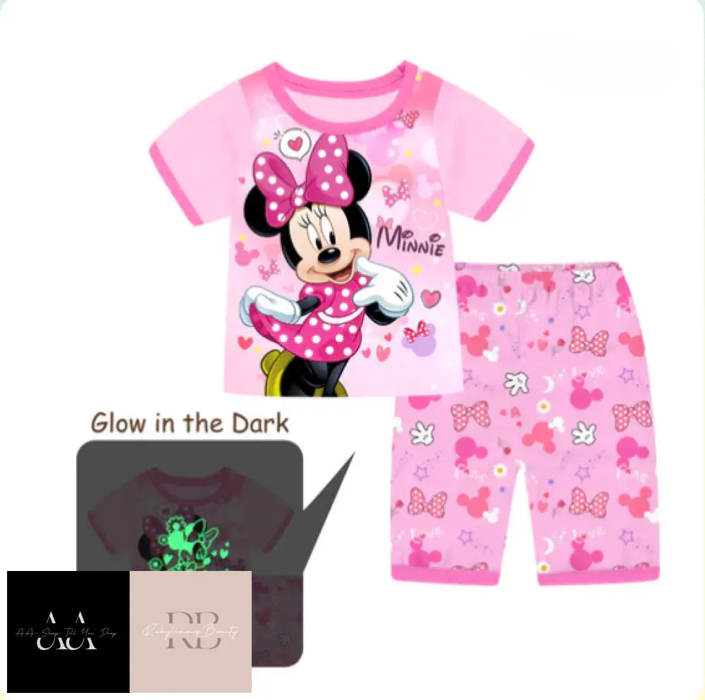 Kids Minnie Mouse Pyjamas - Sizes