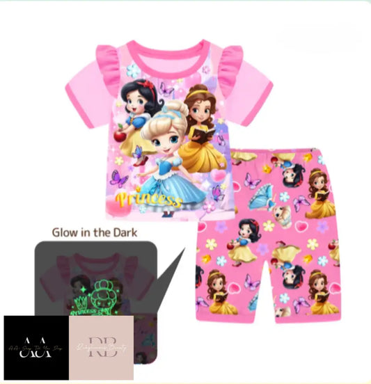 Kids Princess Pyjamas - Sizes