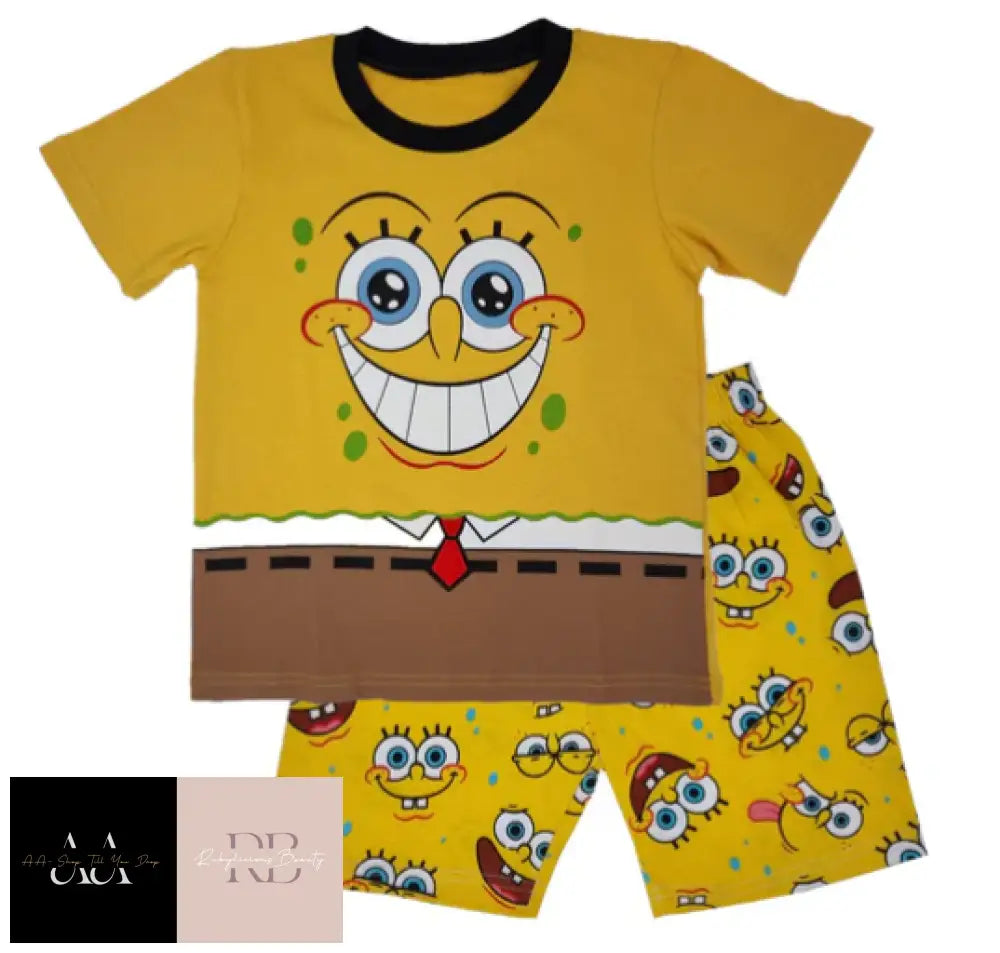 Kids Spongebob Pyjamas - Sizes