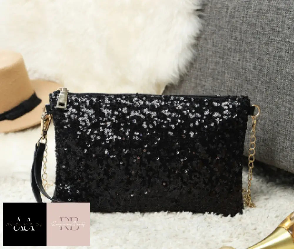 Ladies Designer Sequins Evening Bag